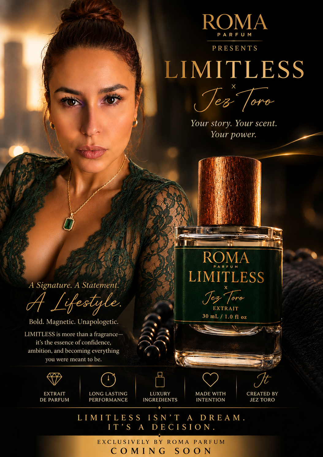 Roma Limitless x Jez Toro 30mL (PREORDER | SHIP DATE TBA)