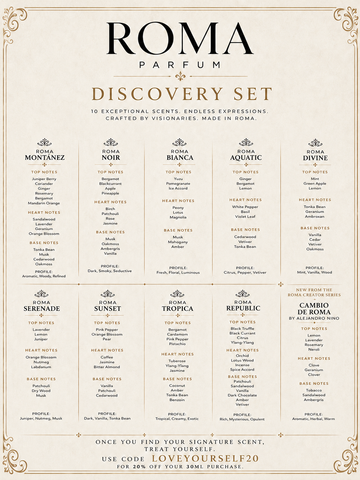 ROMA Discovery Set | 10 x 2mL Samples | FREE U.S. SHIPPING