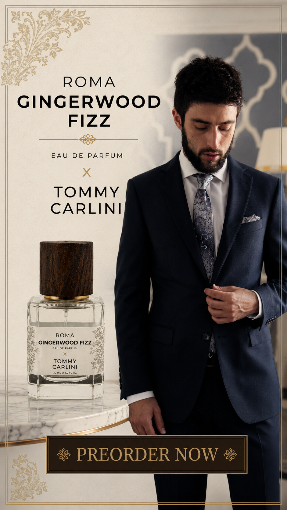 Roma Gingerwood Fizz 30mL PREORDER NOW | Ship Date TBA