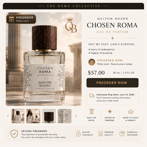 Chosen Roma by Quiyon Board 30mL PREORDER | Ship Date TBA