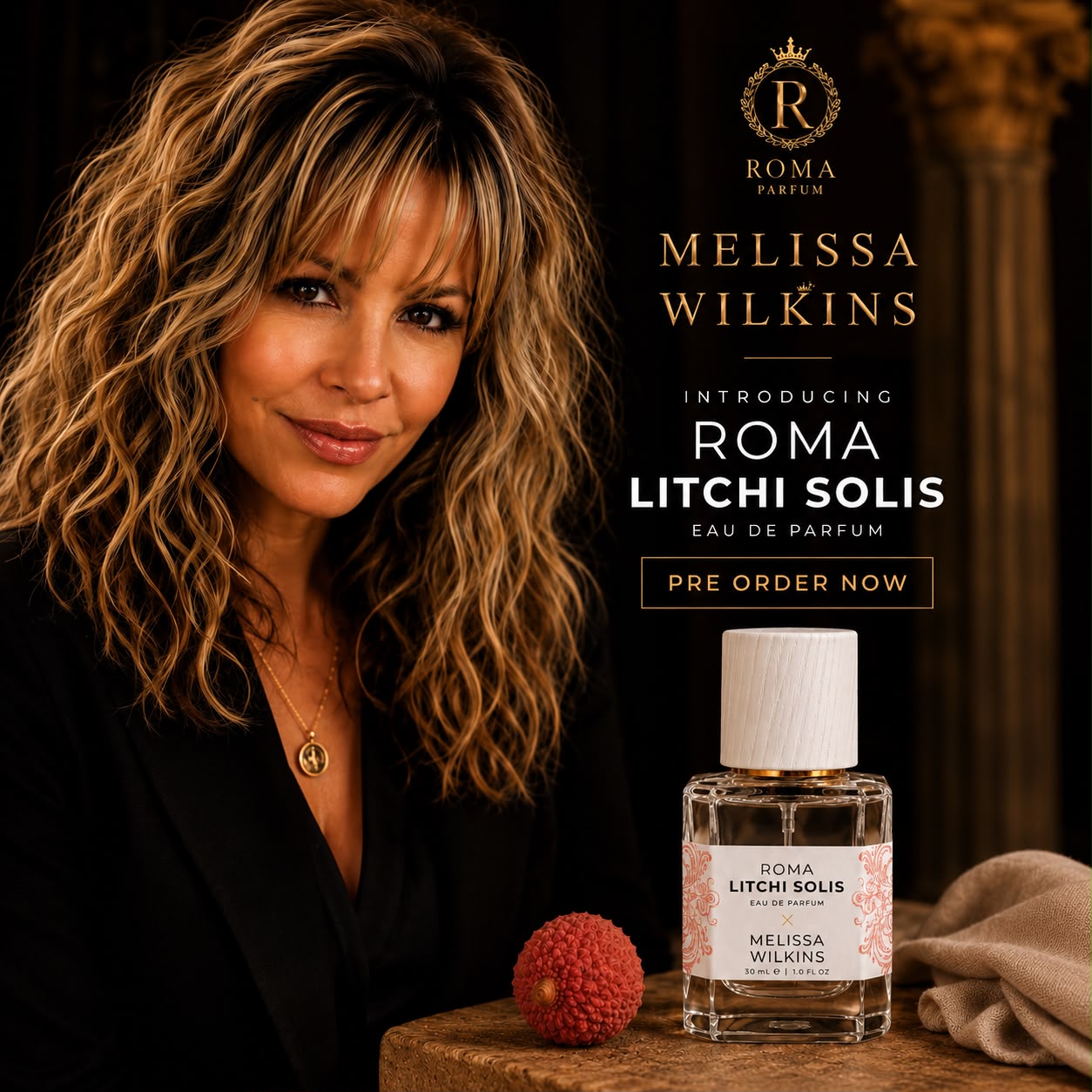 Roma Litchi Solis x Melissa Wilkins 30mL (PREORDER NOW) Shipping Date TBA