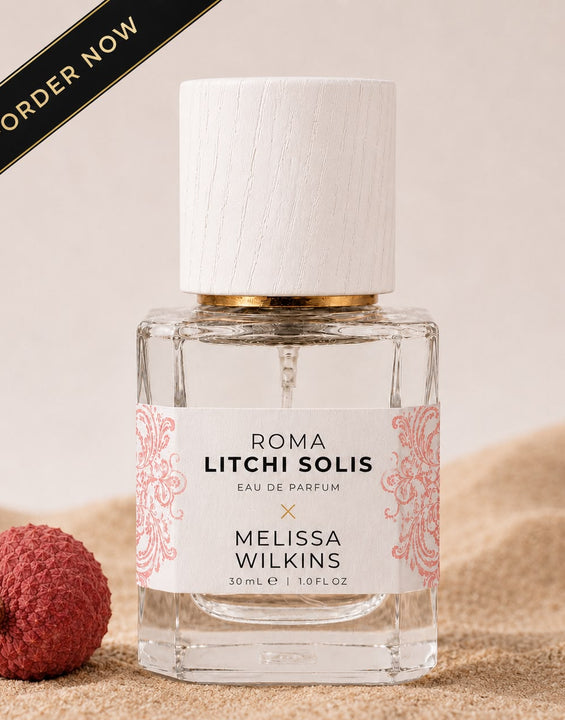 Roma Litchi Solis x Melissa Wilkins 30mL (PREORDER NOW) Shipping Date TBA