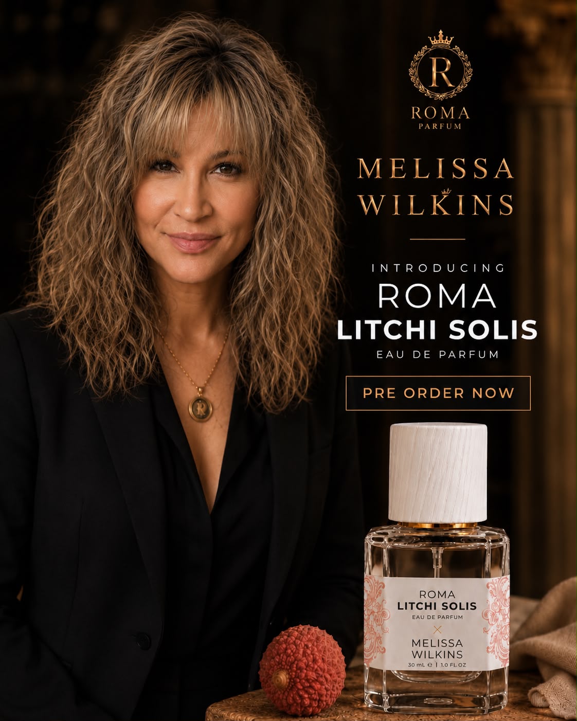 Roma Litchi Solis x Melissa Wilkins 30mL (PREORDER NOW) Shipping Date TBA