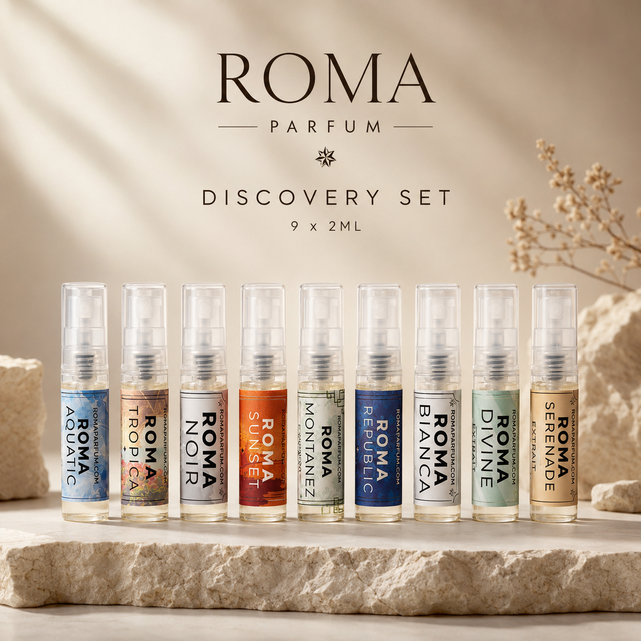 Roma Signature Series Original Discovery Set 8pk 2mL Extrait de Parfum
