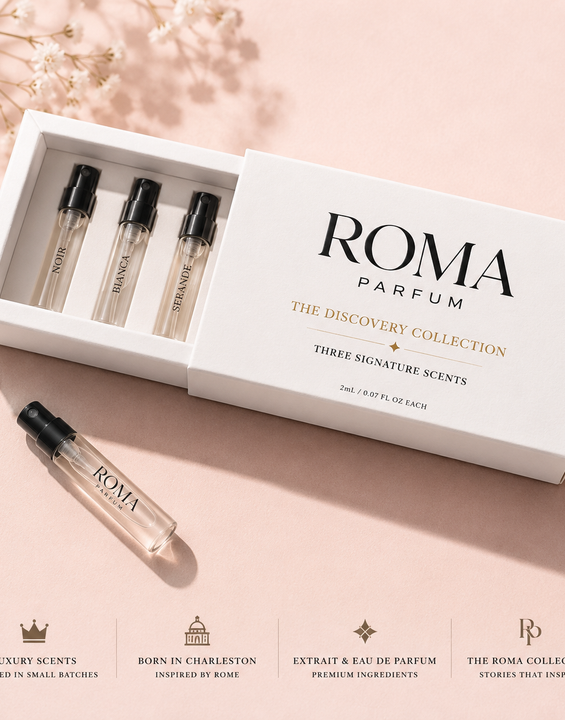 Niche Fragrance Sample Set — Try 3 Roma Scents of Your Choice