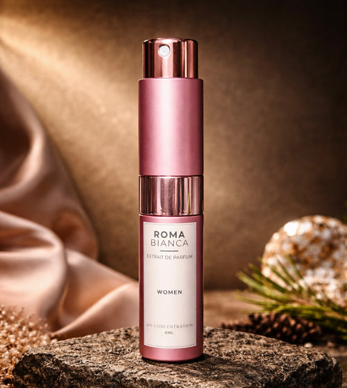 Roma Bianca 8mL travel atomizer luxury high concentration fragrance