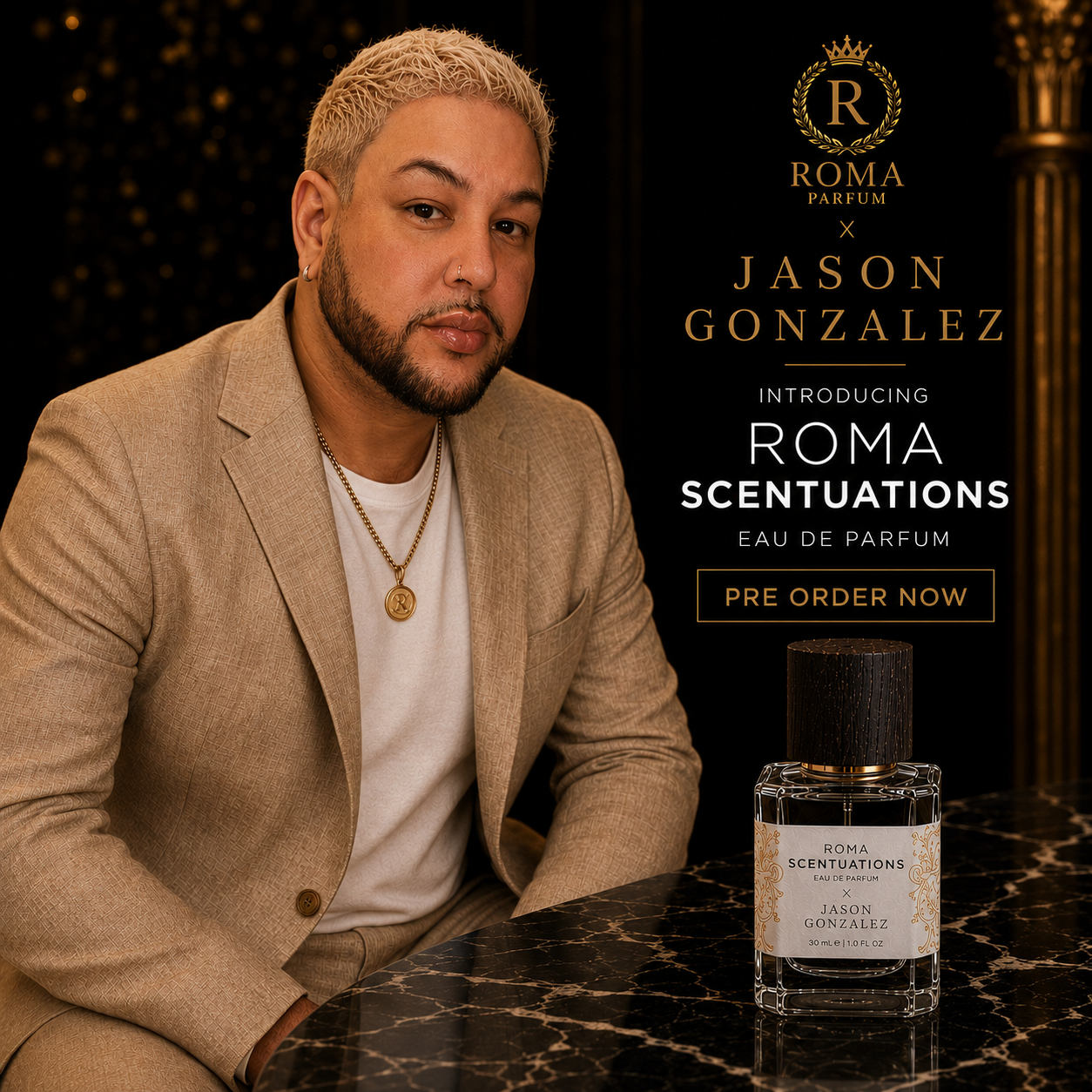 Roma Scentuations by Jason 30mL (PREORDER) Ship Date TBA