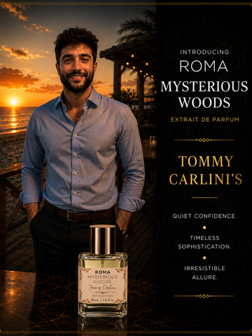 Roma Mysterious Woods x Tommy Carlini | Dark, Rich, Warm, Niche Fragrance
