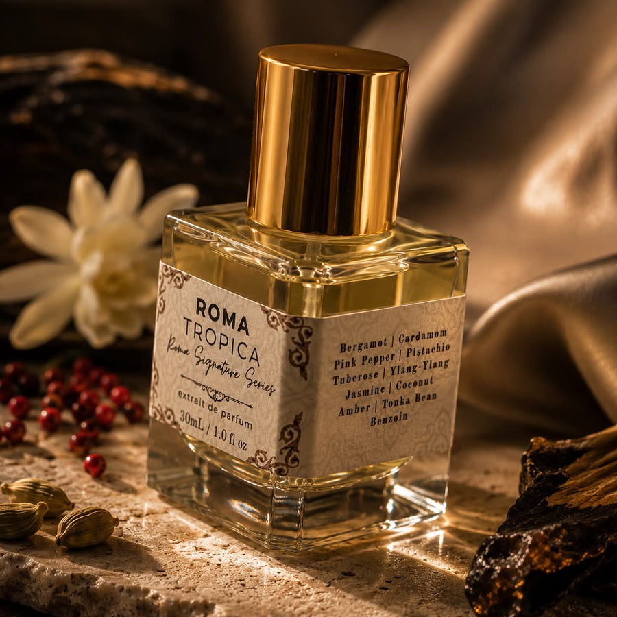 Roma Tropica Extrait de Parfum | Tropical Niche Fragrance | Roma Parfum