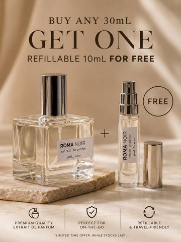 Roma Parfum • 30mL + Free Refillable 10mL Travel Spray Bundle