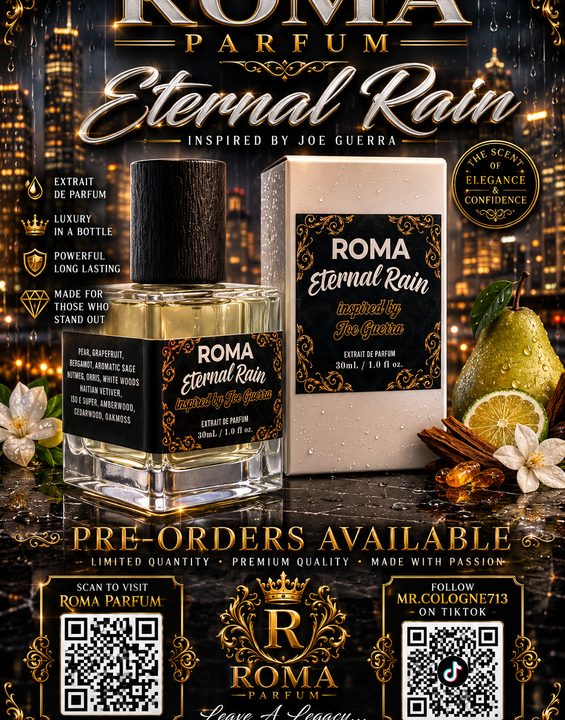 (PREORDER | SHIP DATE TBA) Roma Eternal Rain 30mL extrait de parfum